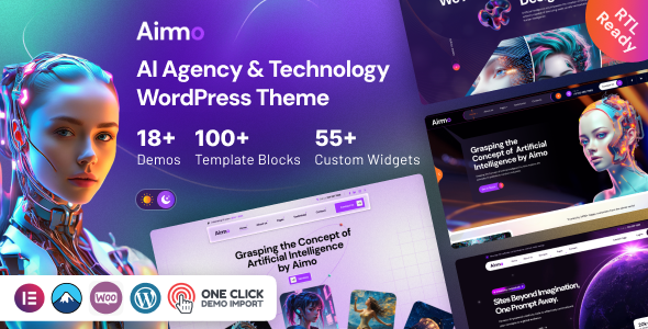 Aimo – AI Agency and Technology WordPress Theme