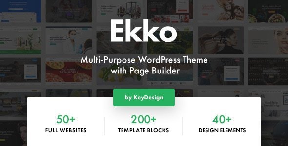 Ekko Multi-Purpose Theme & Builder