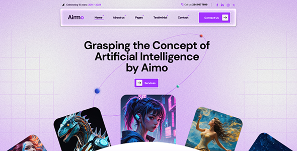 Aimo – AI Agency and Technology WordPress Theme - Image 2