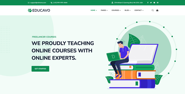 Educavo – Online Courses and Education WordPress Theme - Image 3