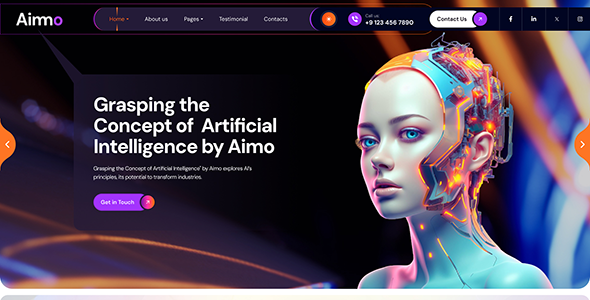 Aimo – AI Agency and Technology WordPress Theme - Image 4