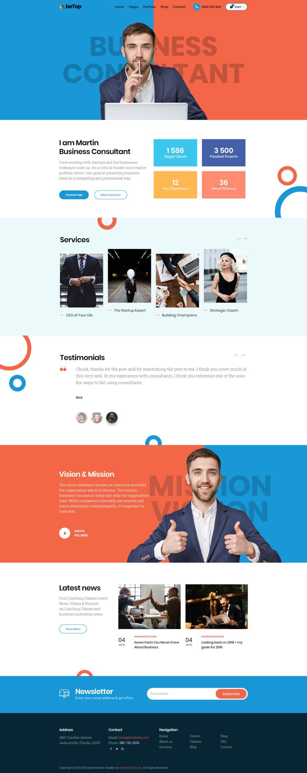BeTop – Coaching & Speaker WordPress Theme - Image 4