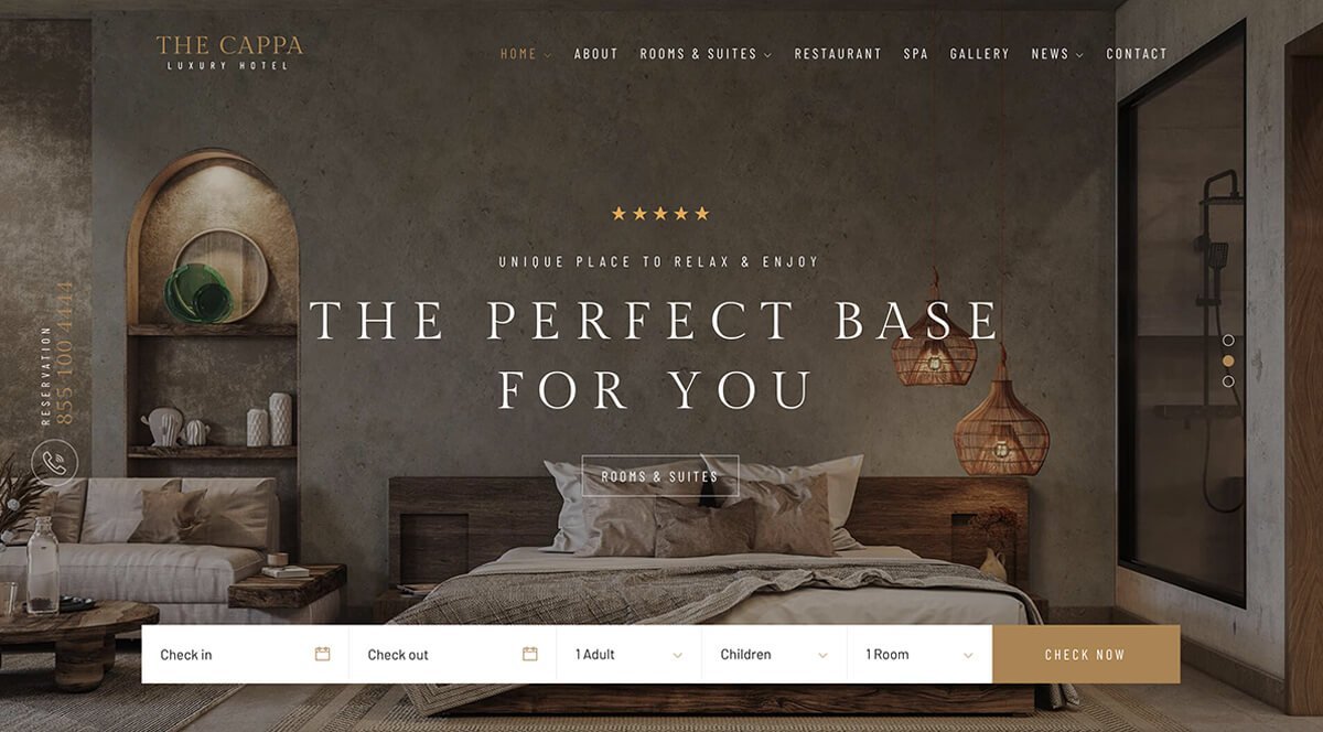 THE CAPPA - Luxury Hotel Template - Image 7