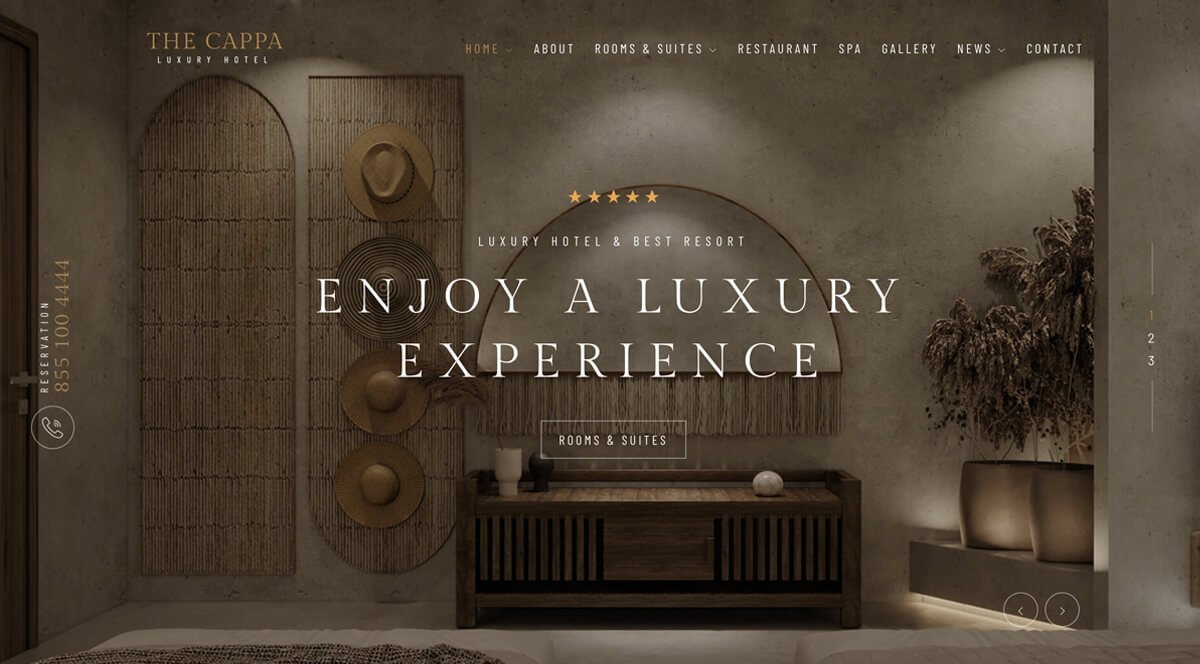 THE CAPPA - Luxury Hotel Template - Image 6