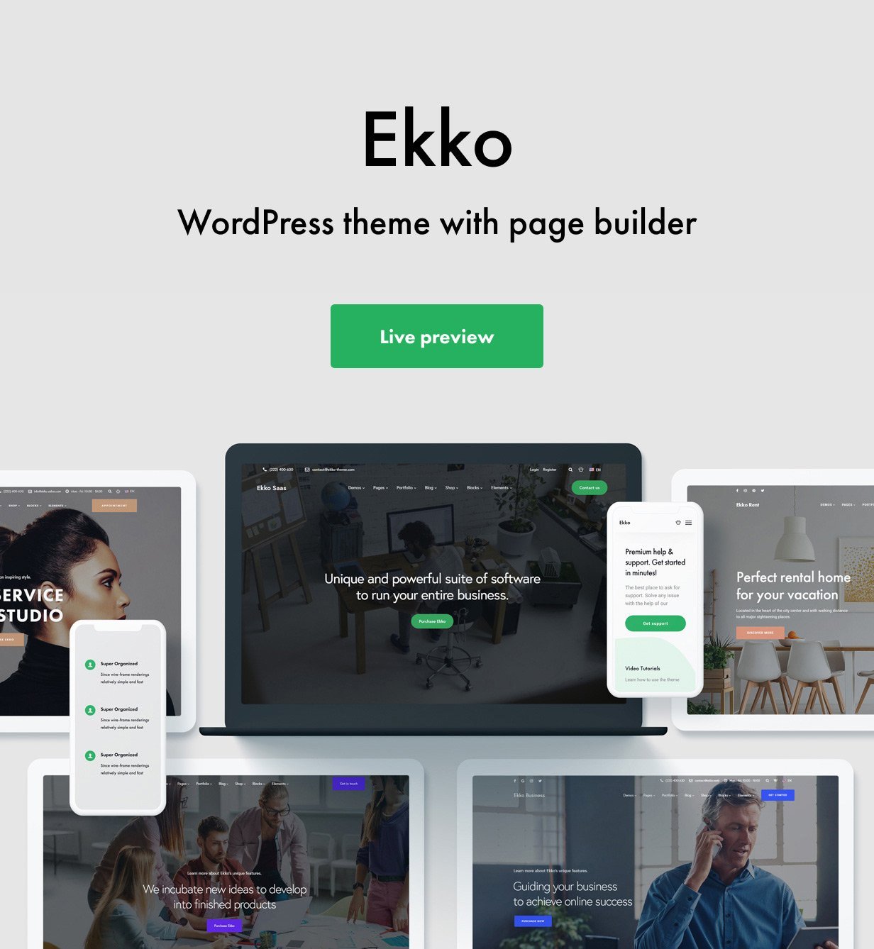 Ekko Multi-Purpose Theme & Builder - Image 2