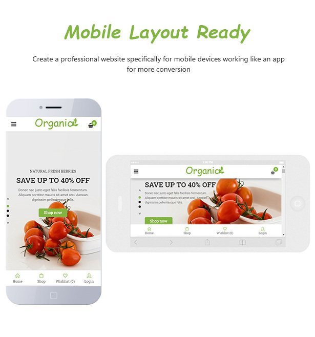 Organica - Organic, Beauty, Natural Cosmetics, Food, Farn and Eco WordPress Theme - Image 2
