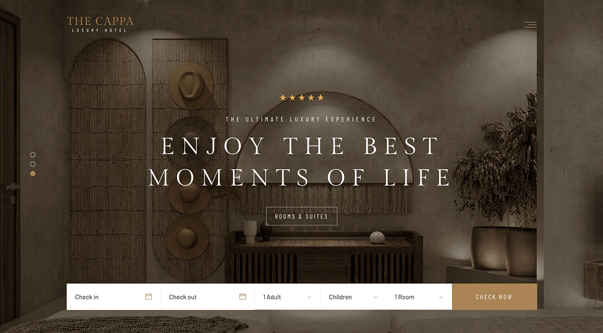 THE CAPPA - Luxury Hotel Template - Image 3
