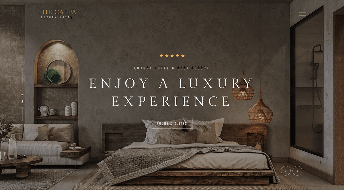 THE CAPPA - Luxury Hotel Template - Image 2