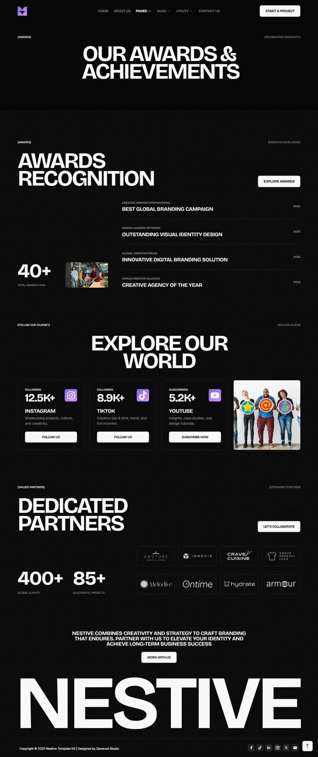 Nestive – Branding and Creative Agency Elementor Template Kit - Image 3