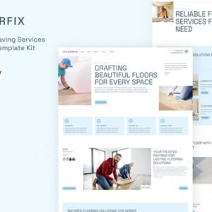 Floorfix – Paving and Flooring Services Elementor Pro Template Kit
