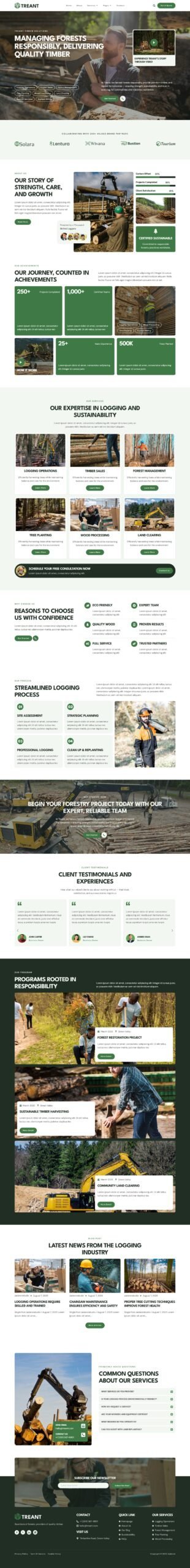 Treant - Forestry & Logging Elementor Template Kit - Image 7