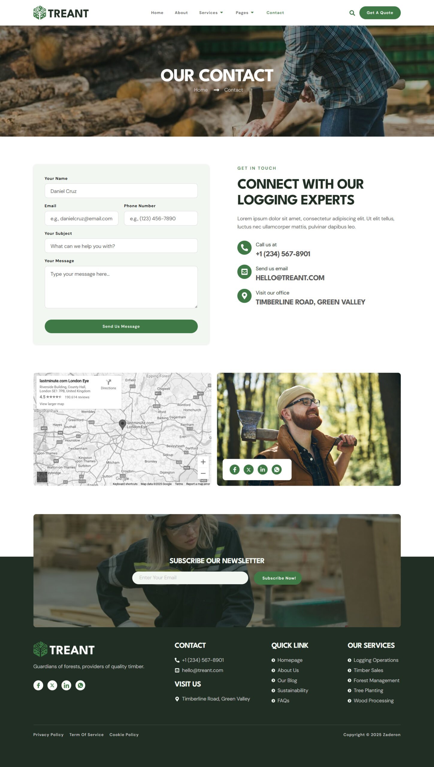 Treant - Forestry & Logging Elementor Template Kit - Image 8