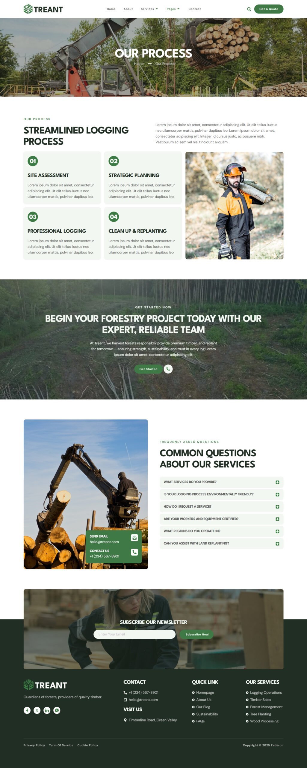 Treant - Forestry & Logging Elementor Template Kit - Image 9