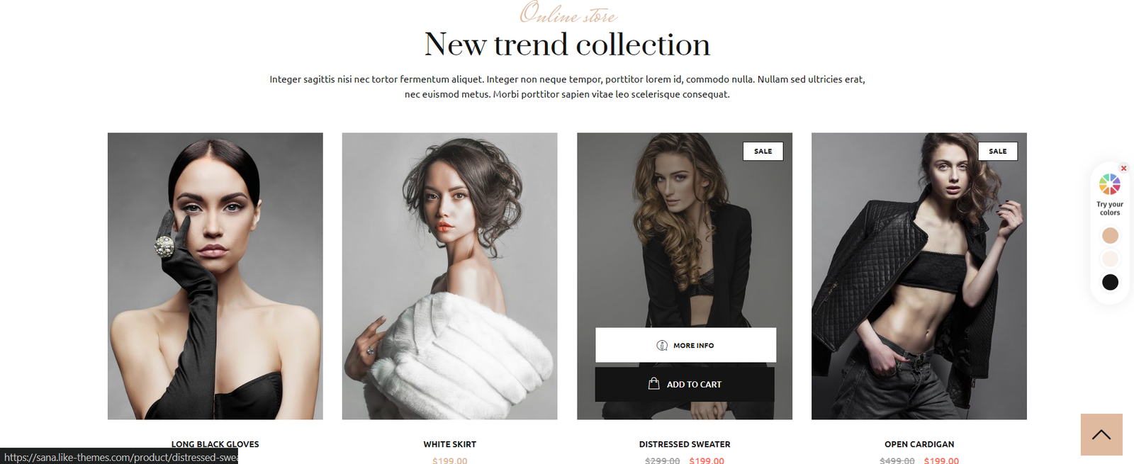 Sana – Fashion Stylist, Beauty Salon and Makeup Artist WordPress Theme - Image 4