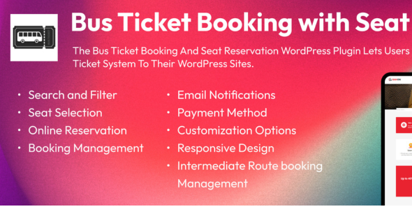 Bus Ticket Booking with Seat Reservation – WpBusTicketly