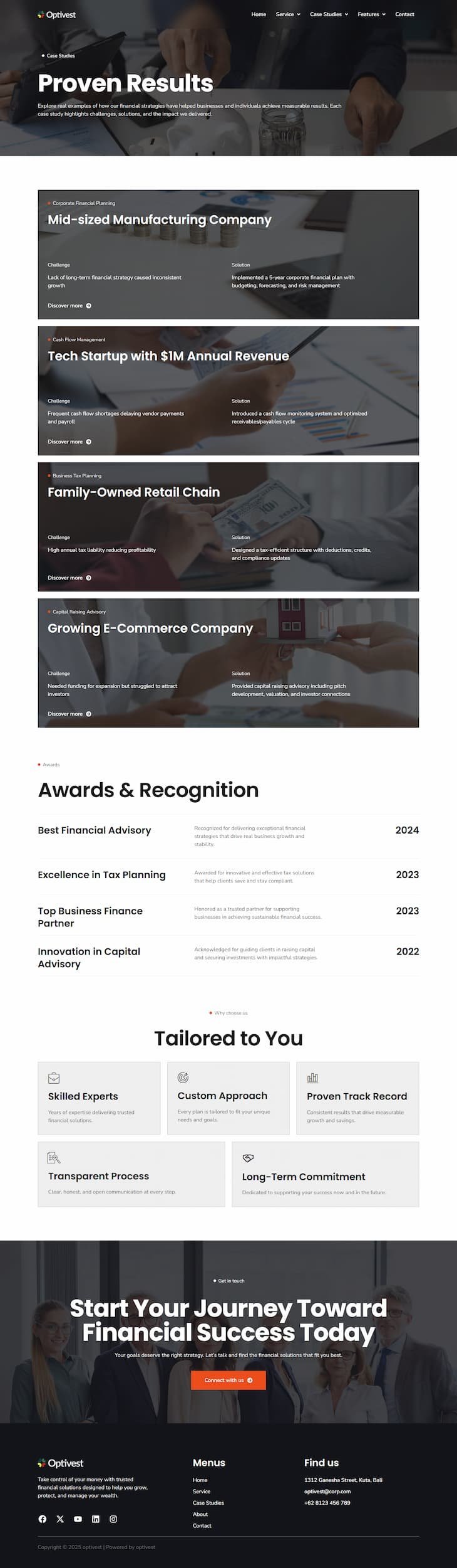 Optivest – Financial and Investment Elementor Template Kit - Image 4