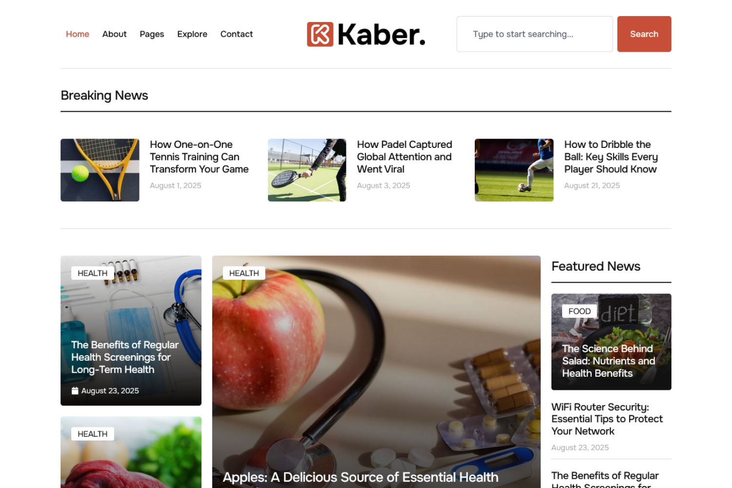 Kaber – News and Magazine Elementor Pro Template Kit - Image 2