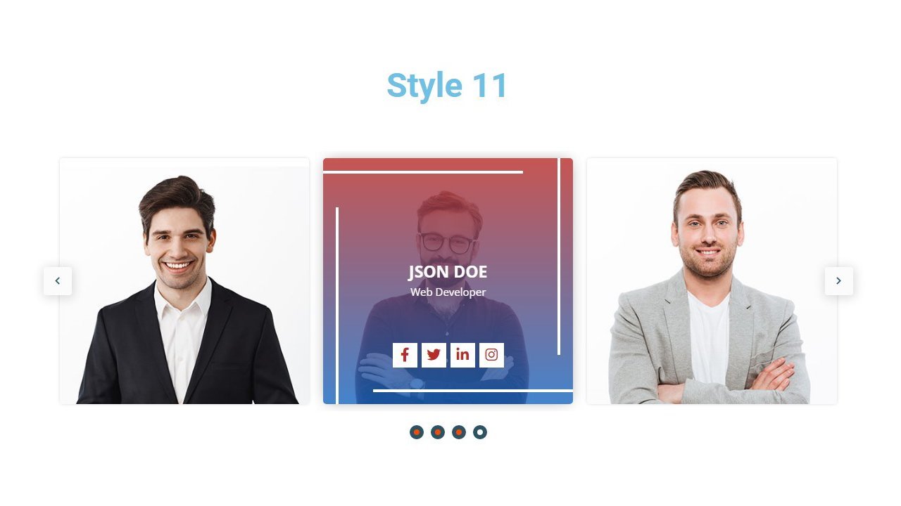 Team Member Carousel Addon For Elementor - Image 4