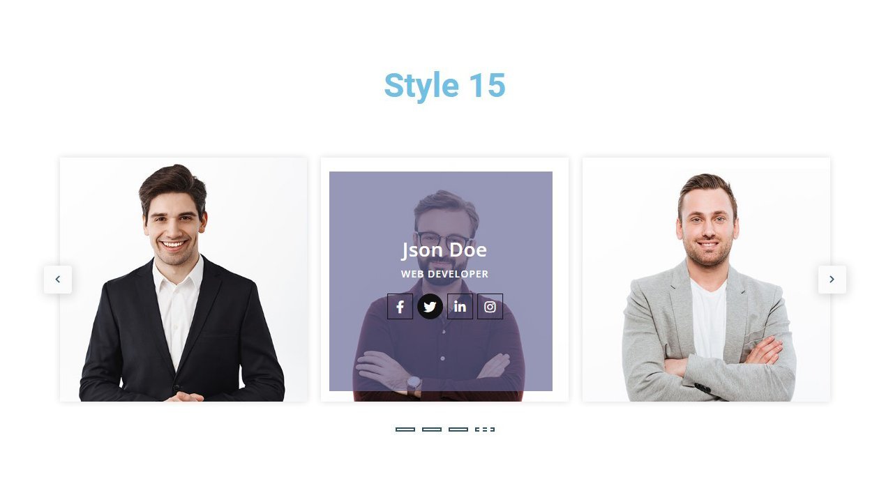 Team Member Carousel Addon For Elementor - Image 8