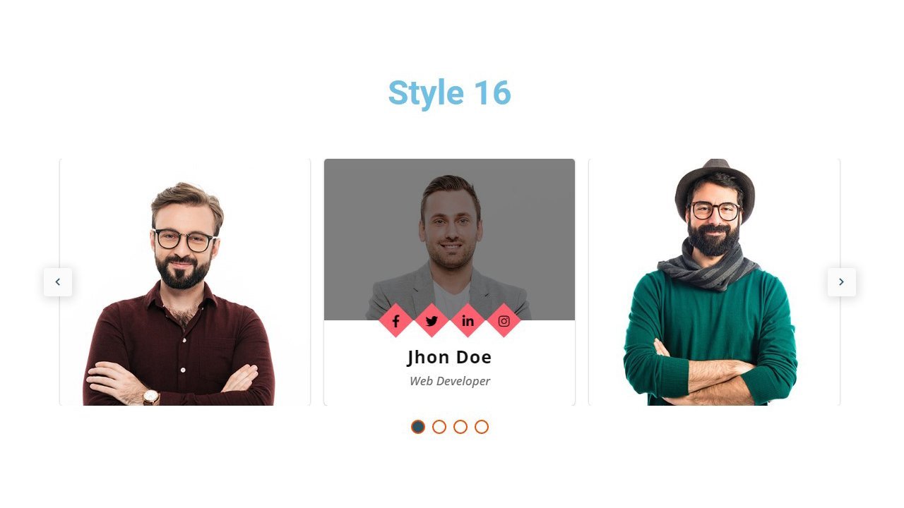 Team Member Carousel Addon For Elementor - Image 9