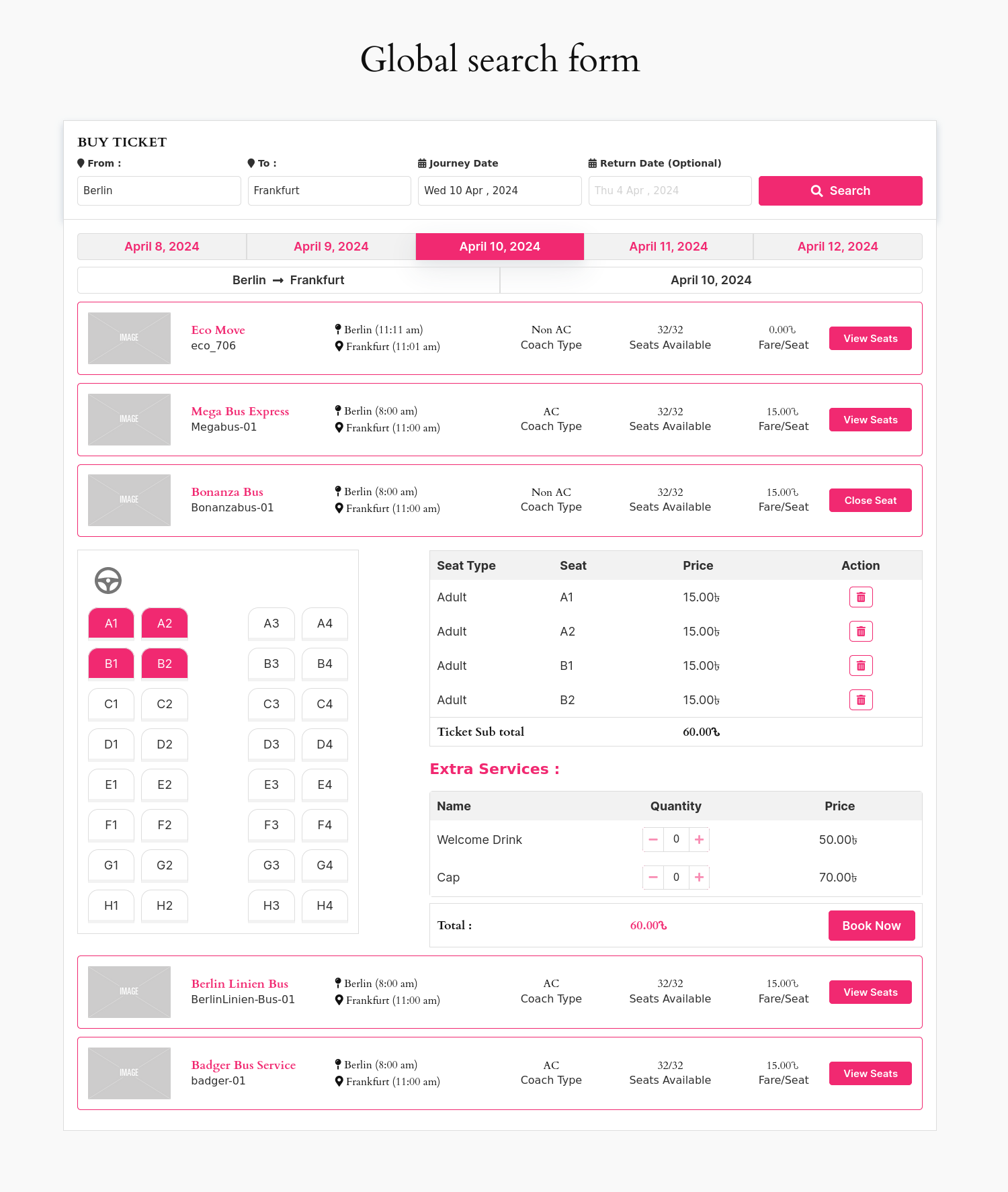Bus Ticket Booking with Seat Reservation – WpBusTicketly - Image 8