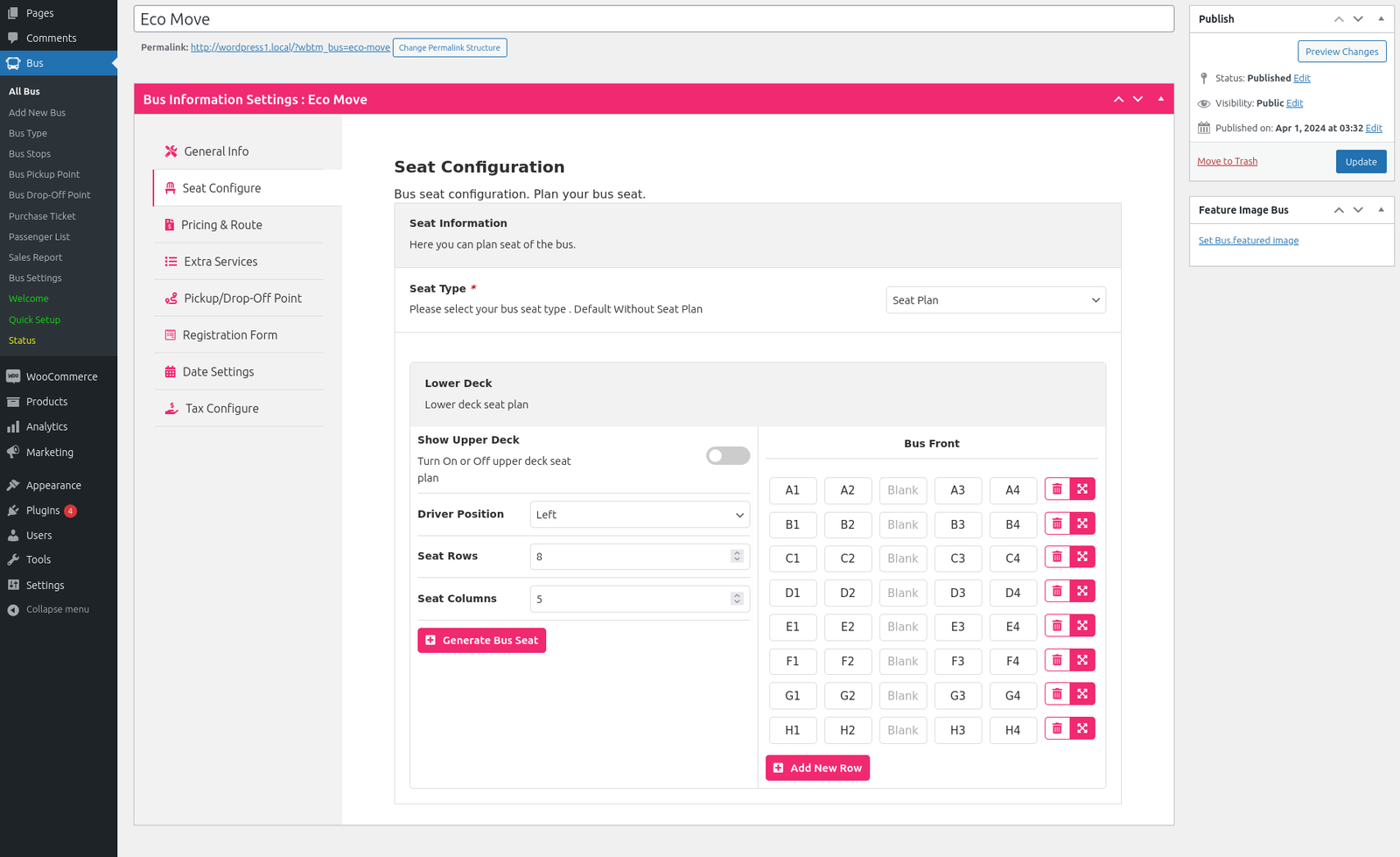 Bus Ticket Booking with Seat Reservation – WpBusTicketly - Image 4